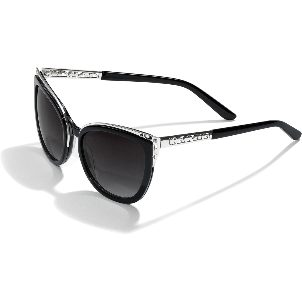 Brighton - Contempo Ice Sunglasses-Black/Silver
