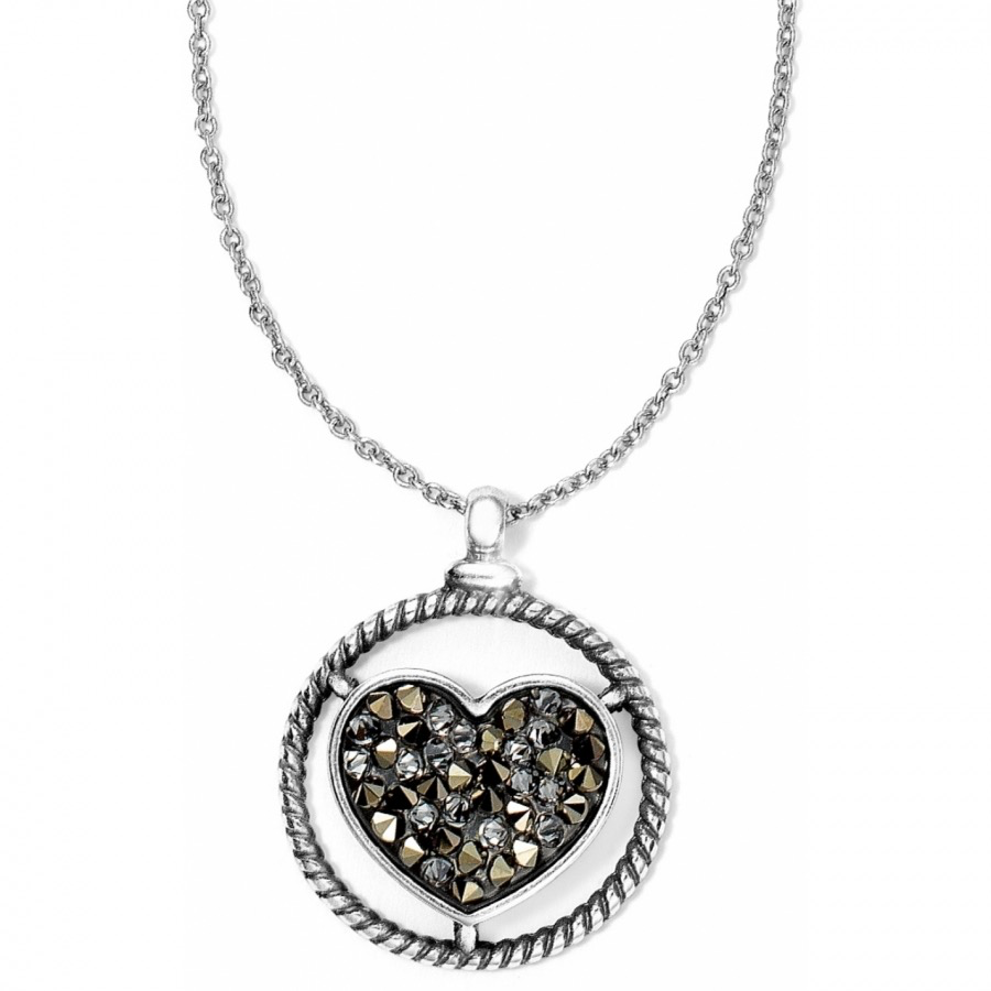 Brighton - Crystal Rocks Heart Necklace