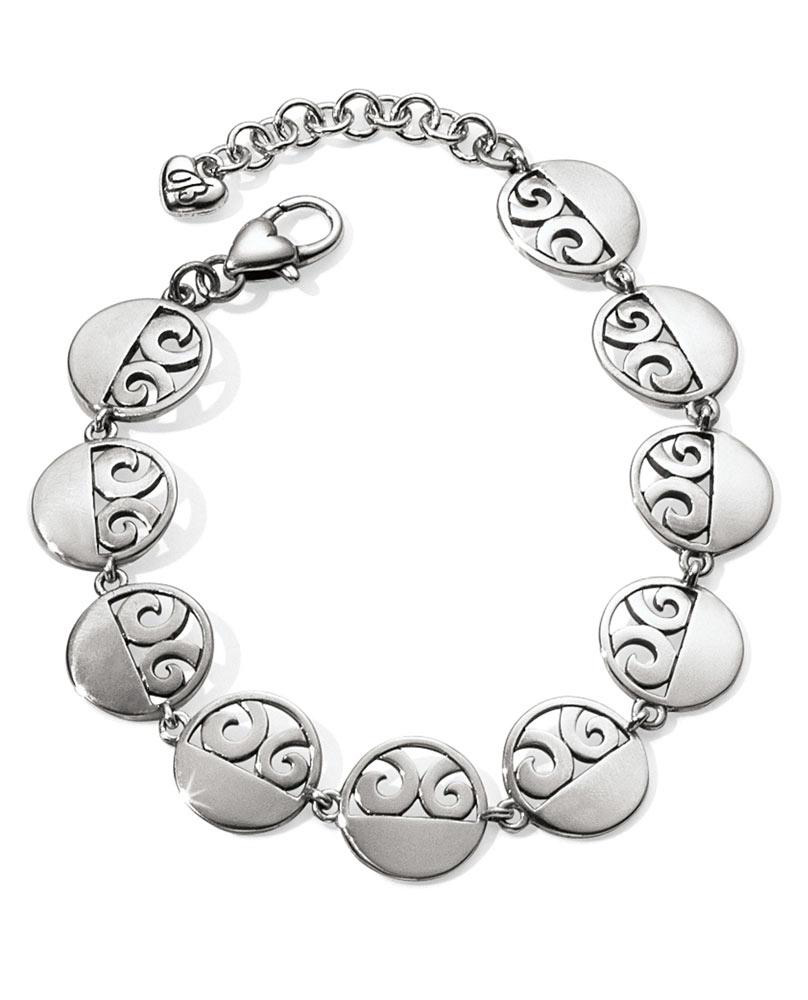 Brighton - London Groove Disc Link Bracelet