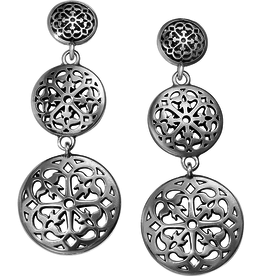 Brighton - Ferrara Medallion Statement French Wire Earrings