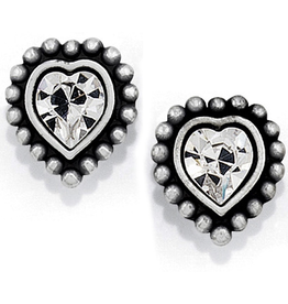 Brighton - Shimmer Heart Mini Post<br />
SHIMMER HEART MINI POST EARRINGS