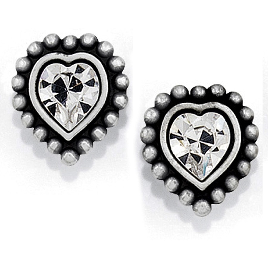 Brighton - Shimmer Heart Mini Post<br />
SHIMMER HEART MINI POST EARRINGS