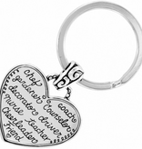Brighton - Madrid Heart Key Fob