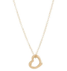 enewton - 16" Necklace Love Gold Charm