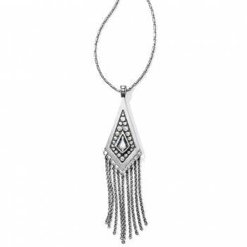 Brighton - Pebble Disc Cnv Fringe Necklace
