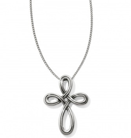 Brighton - Interlock Petite Cross Necklace