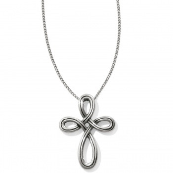 Brighton - Interlock Petite Cross Necklace