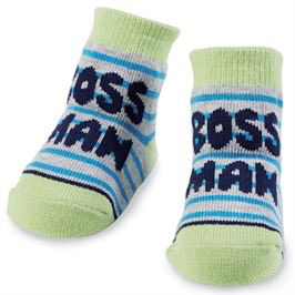 Mud Pie Boss Man Socks
