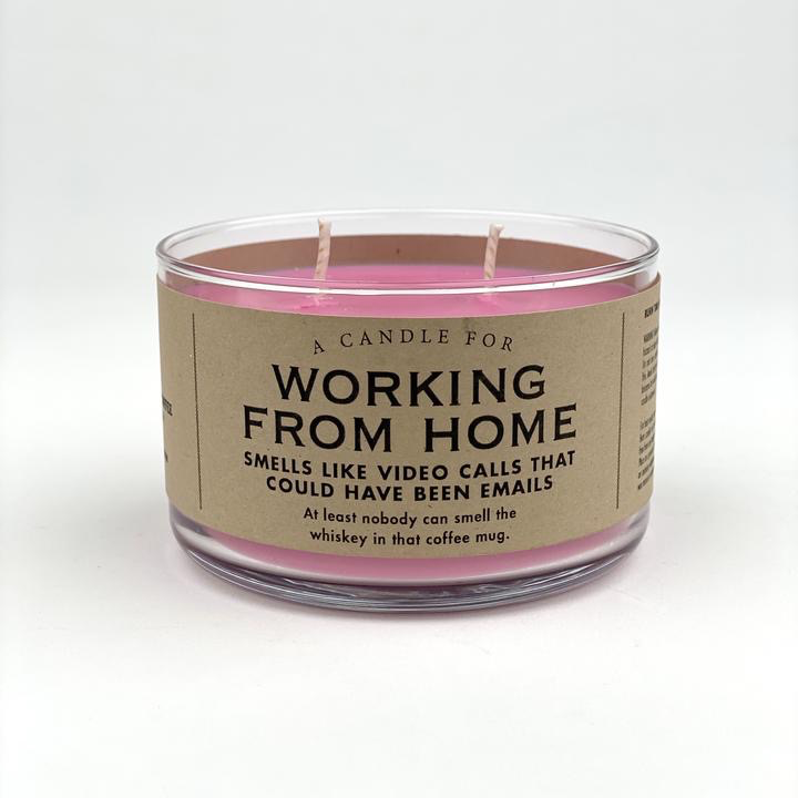 Whiskey River Soap Company - Working From Home - Candle