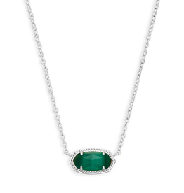 Kendra Scott - Elisa Necklace in Emerald Cats Eye