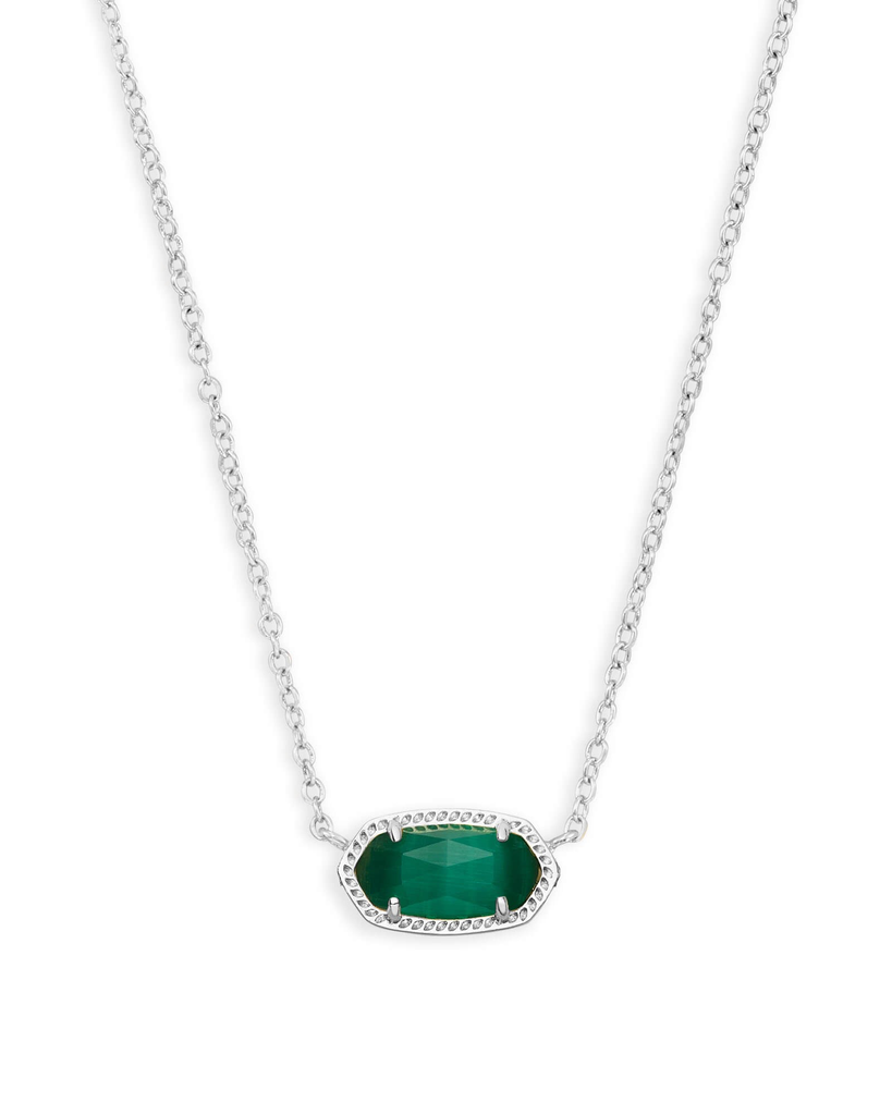Kendra Scott - Elisa Necklace in Emerald Cats Eye