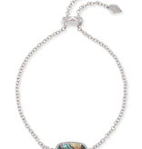 Kendra Scott Elaina Bracelet Rhod Abalone Shell