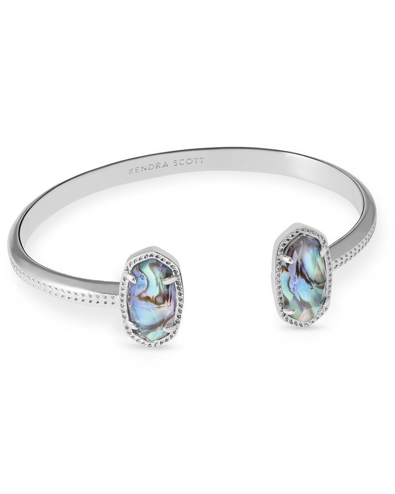 Kendra Scott Elton Bracelet Rhod Abalone Shell