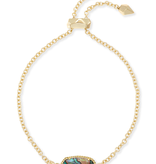 Kendra Scott Elaina Bracelet Gold Abalone Shell