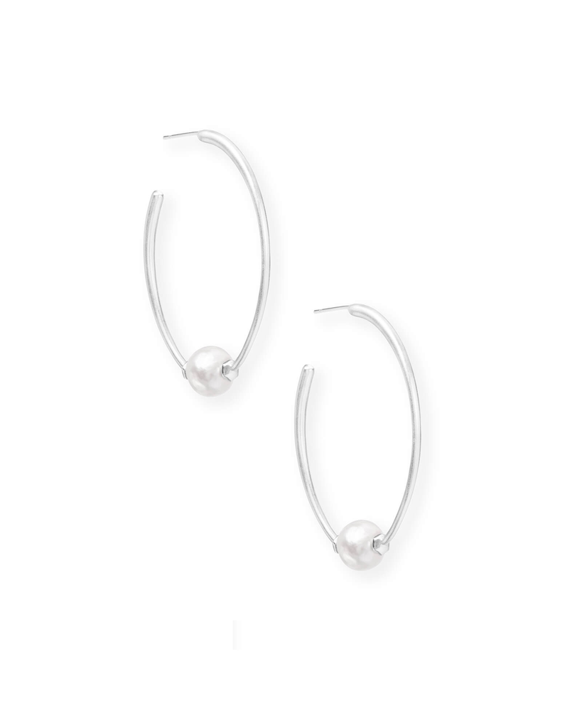 Kendra Scott - Regina Earrings Pearl Silver