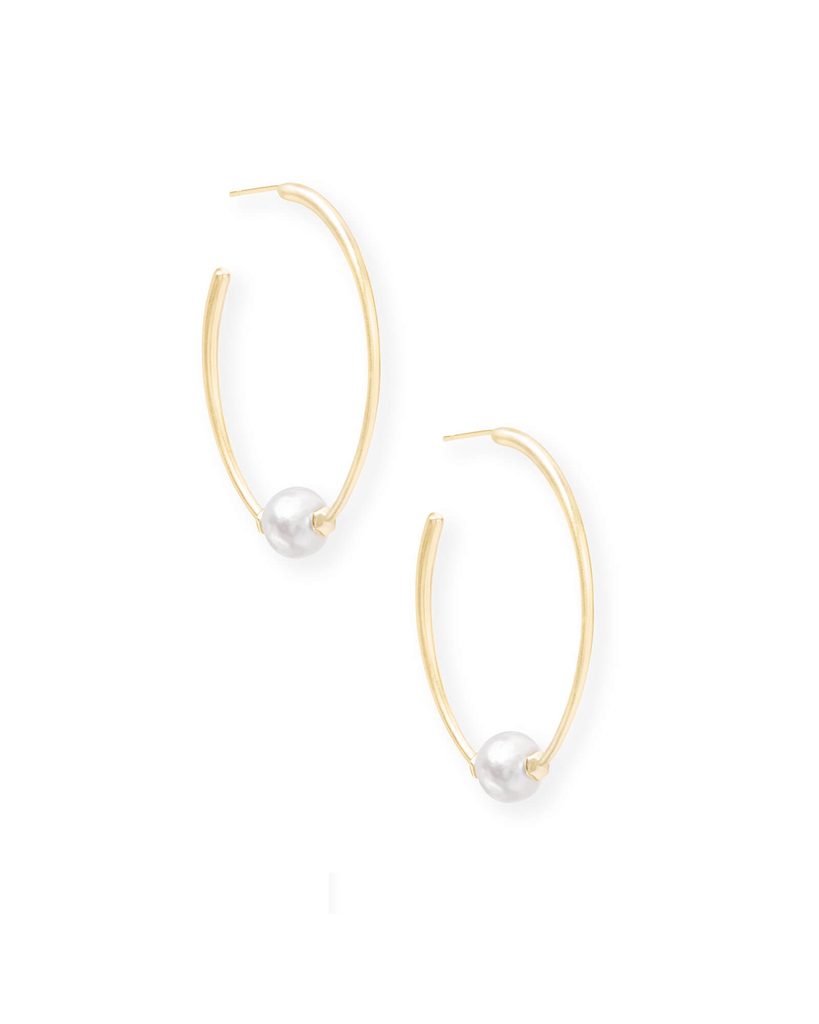 Kendra Scott - Regina Earrings Gold Pearl