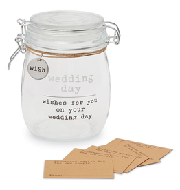 Mud Pie Wedding Wish Jar Set