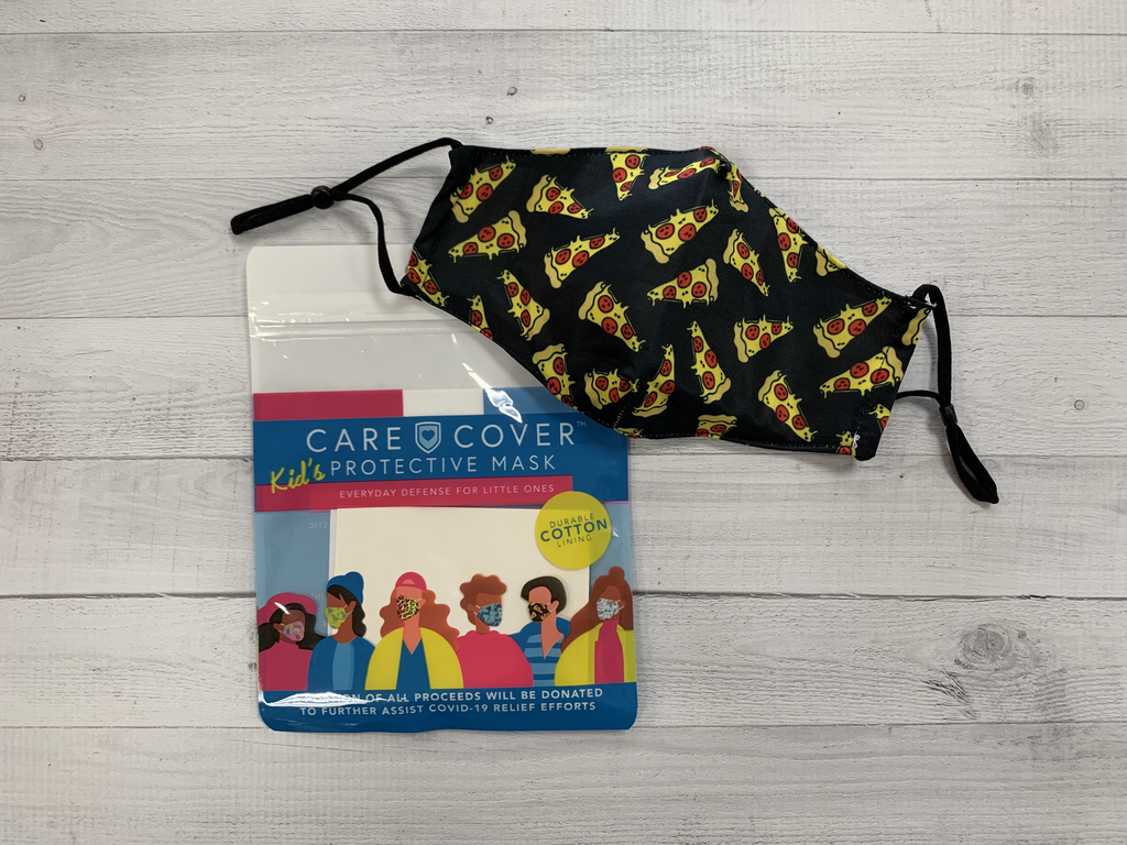 Kid's Care Cover Mask - Pizzas