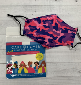 Kid's Care Cover Mask - Pink Camo