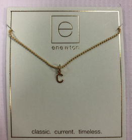 enewton - 16" Necklace Gold Respect Gold Charm - C
