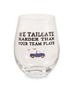 Mud Pie Truck Tailgate Wine Glass Set