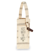 Mud Pie Host Grainsack Wine Bag