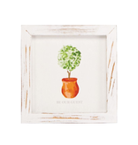 Mud Pie Be Our Guest Topiary Plaque