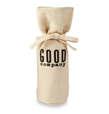 Mud Pie Good Company Dhurrie Wine Bag