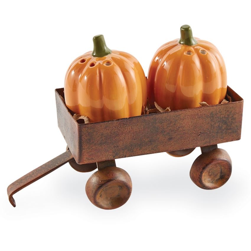 Mud Pie Pumpkin Salt and Pepper