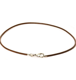 TROLLBEAD - Necklace Leather Brown 17.7 inch