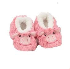 Baby Snoozies Pig Slippers 0-3