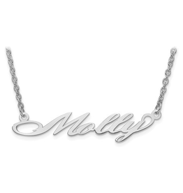 Sterling Silver Personalized Name Necklace