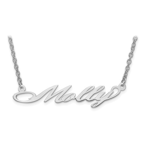 Sterling Silver Personalized Name Necklace