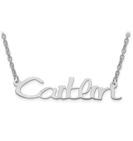 Sterling Silver Personalized Name Necklace