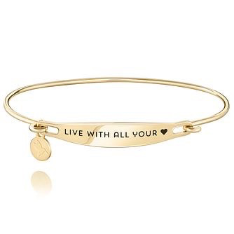 Chamilia Live All Your Heart - YG - M/L<br />
Final Sale. No returns or exchanges.