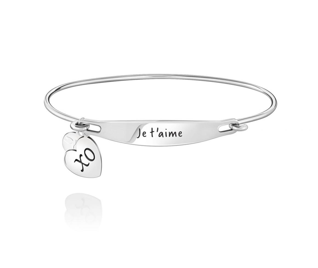 Chamilia Je t'aime ID Bangle - SS - M/L
