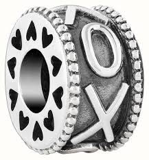 Chamilia XO Wheel-Sterling Silver w/ Lt. Ox