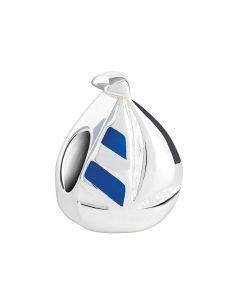 Chamilia Sailboat with Blue Enamel