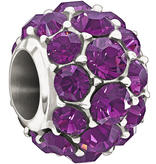 Chamilia Sterling Silver w Stone - Splendor - Purple Swarovski