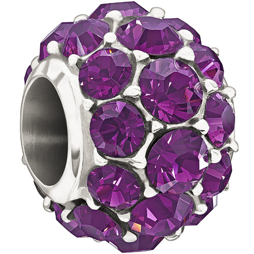 Chamilia Sterling Silver w Stone - Splendor - Purple Swarovski