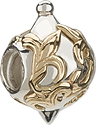 Chamilia Silver & 14K Gold - Gold Fleur de Lis Ornament