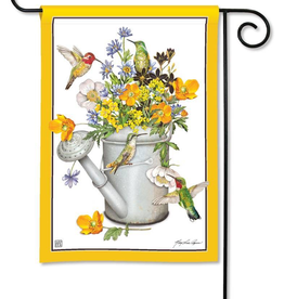 Garden Flag - Hummingbird Feast