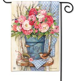 Garden Flag - Full of Peonies