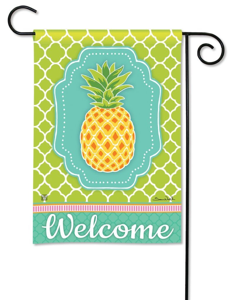 Garden Flag - Preppy Pineapple