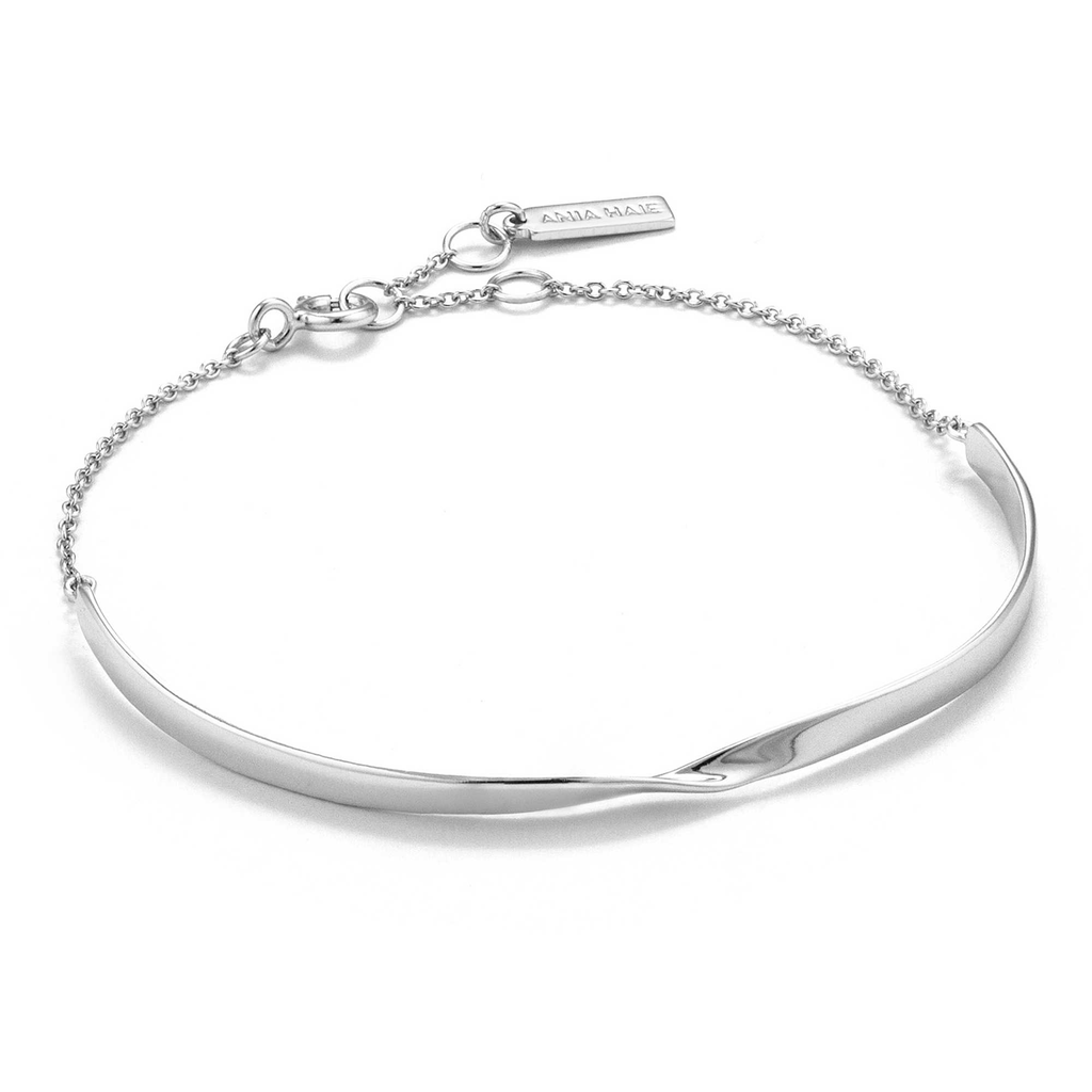 Ania Haie Twist Bracelet Silver