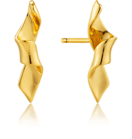 Ania Haie Helix Stud Earrings Gold