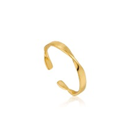 Ania Haie Helix Thin Adjustable Ring