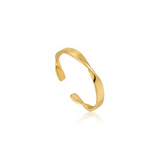 Ania Haie Helix Thin Adjustable Ring