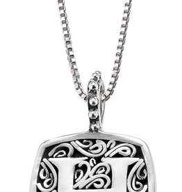 Lori Bonn H is for Hot! Necklace<br />
Letter	59900XH<br />
Stone	Sterling Silver<br />
Types	Necklaces