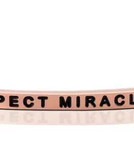 MantraBand - “Expect Miracles” Rose Gold